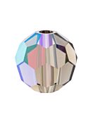 Regular Cut Glasschliffperle 5mm Black Diamond AB