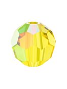 Regular Cut Glasschliffperle 5mm Citrine AB