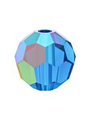 Regular Cut Glasschliffperle 6mm Capri Blue AB