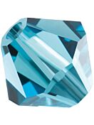 Bicone Glasschliffperle 6mm Indicolite