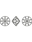 Pointed Chaton 8mm Siam