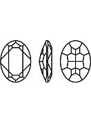 Oval 8x6mm Crystal Peony Pink