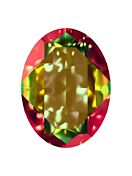 Oval 14x10mm Crystal Vitrail Medium