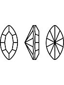 Navette 8x4mm Crystal Royal Green