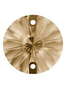 Rivoli Aufnähstrass flach 2 Loch 12mm Crystal Golden Shadow