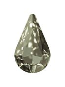 Pearshape 8x5mm Black Diamond