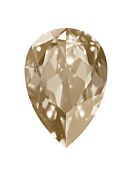 Drop 14x10mm Crystal Golden Shadow
