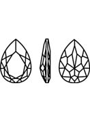 Drop 14x10mm Crystal Powder Rose