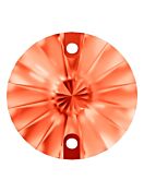 Rivoli Aufnähstrass flach 2 Loch 16mm Padparadscha