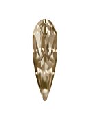 Raindrop 10x3mm Crystal Golden Shadow