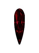 Raindrop 10x3mm Siam