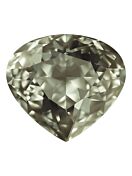 Wide Pear 20x18mm Black Diamond