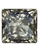 Princess Square 12mm Crystal Satin