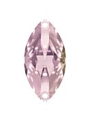 Navette Aufnähstrass flach 2 Loch 10x5mm Violet