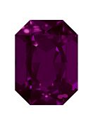 Octagon 14x10mm Fuchsia