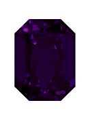 Octagon 14x10mm Purple Velvet
