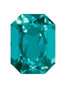 Octagon 14x10mm Blue Zircon