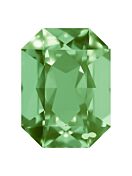 Octagon 14x10mm Peridot