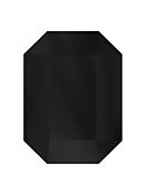 Octagon 18x13mm Jet