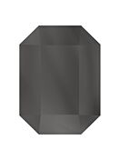Octagon 18x13mm Jet Hematite