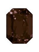 Octagon 18x13mm Burgundy