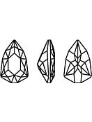 Slim Trilliant 19x12mm Jet