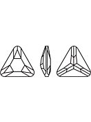 Triangle 10mm Crystal Silver Shade