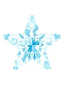 Star 10mm, Dark Aquamarine
