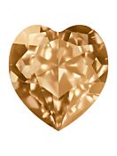 Antique Heart 15.5x14mm Light Colorado Topaz