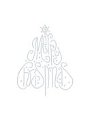 Hotfix Strassmotiv "Christmas Tree" 121x153mm