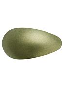 Pearl Pearshape 10x6mm Dark Green