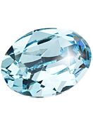 Maxima Oval 8x6mm Aqua Bohemica F
