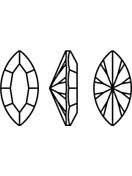 Maxima Navette 15x7mm Crystal Argent Flare F