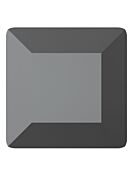 Maxima Square 211 4x4mm Jet Hematite F