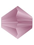 Bicone Glasschliffperle 4mm Amethyst Matt