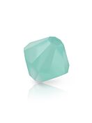 Bicone Glasschliffperle 6mm Caribbean Sea Matt