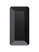 Baguette Hotfix Strass 5x2.5mm Jet HF