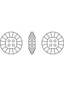 4 Hole Rivoli Button