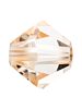Bicone Glasschliffperle 4mm Crystal Honey