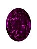 Oval 10x8mm Fuchsia
