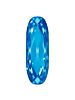 Long Classical Oval 21x7mm, Dark Aquamarine