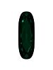Long Classical Oval 21x7mm Emerald
