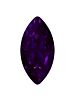 Navette 15x7mm Purple Velvet