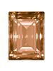 Step Cut Baguette 18x13mm Light Peach