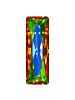 Princess Baguette 15x5mm Crystal Bermuda Blue
