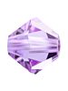 Bicone Glasschliffperle 3mm Violet