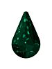 Pearshape 6x3.6mm Emerald