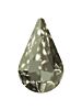 Pearshape 10x6mm Black Diamond