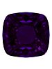Round Square 12mm Purple Velvet