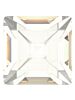 Maxima Square 211 4x4mm Crystal Argent Flare F